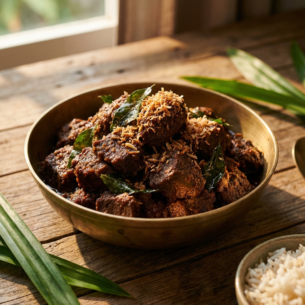 Beef rendang